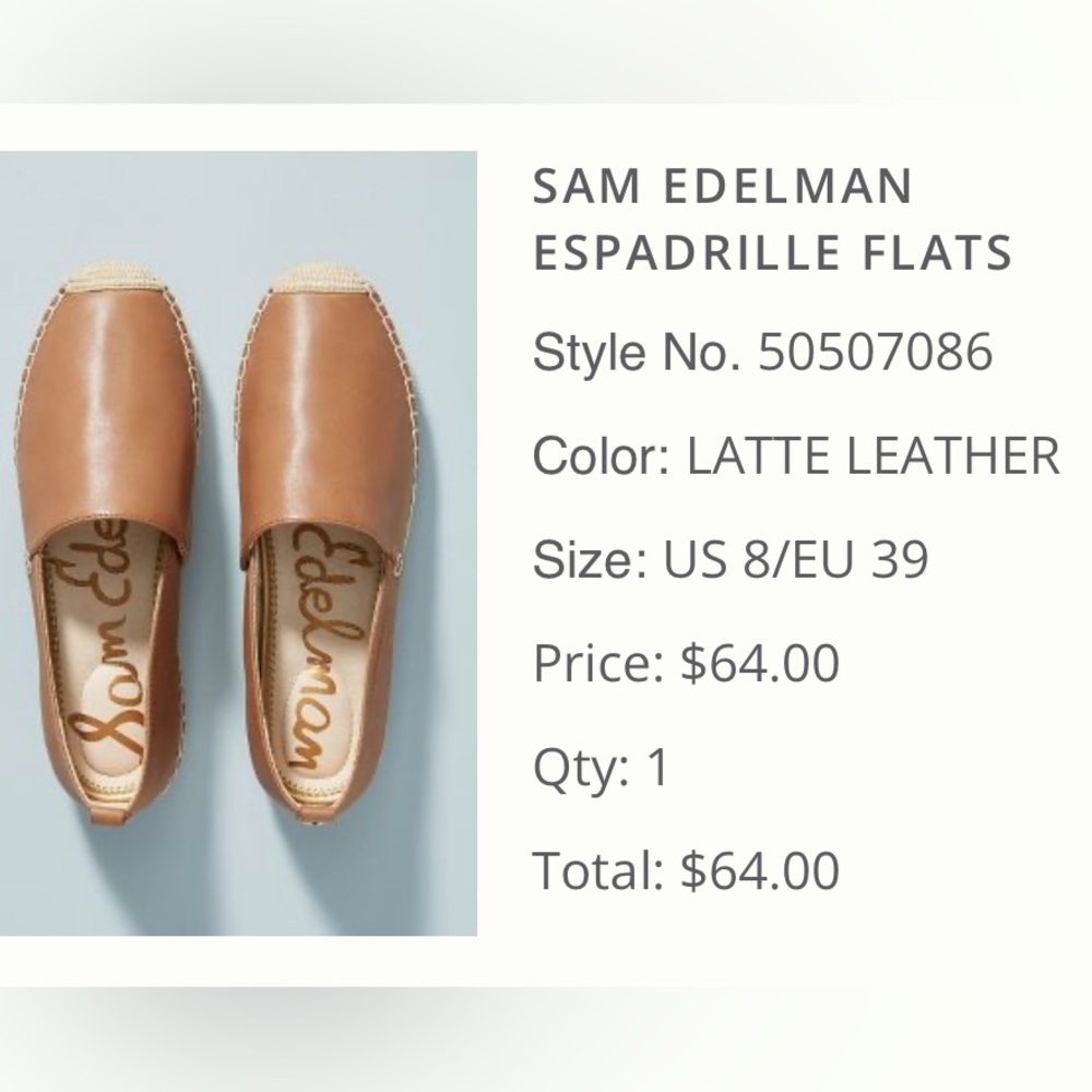 Sam Edelman espadrilles